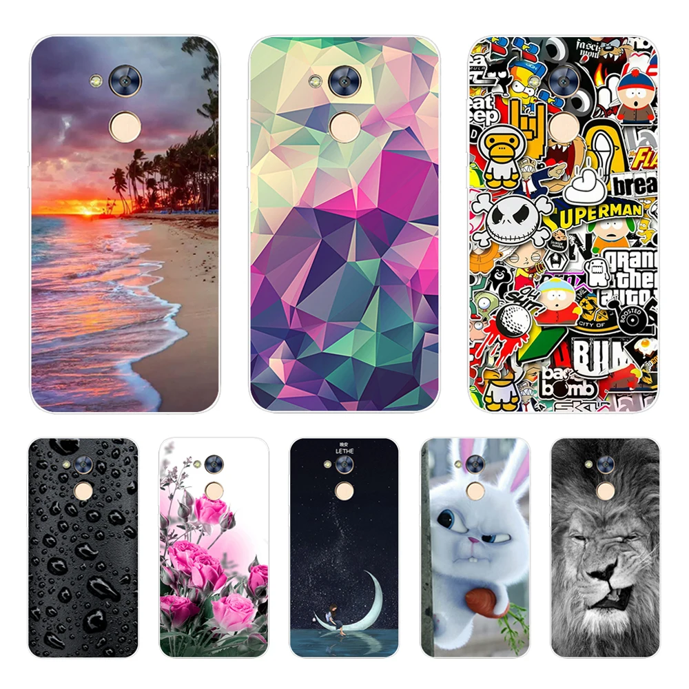 

For Huawei Honor 6A Case Cover Soft Silicone Patterned Honor 6A Phone Protective Back Case For Huawei Honor 6A 6 A Cases Bumper