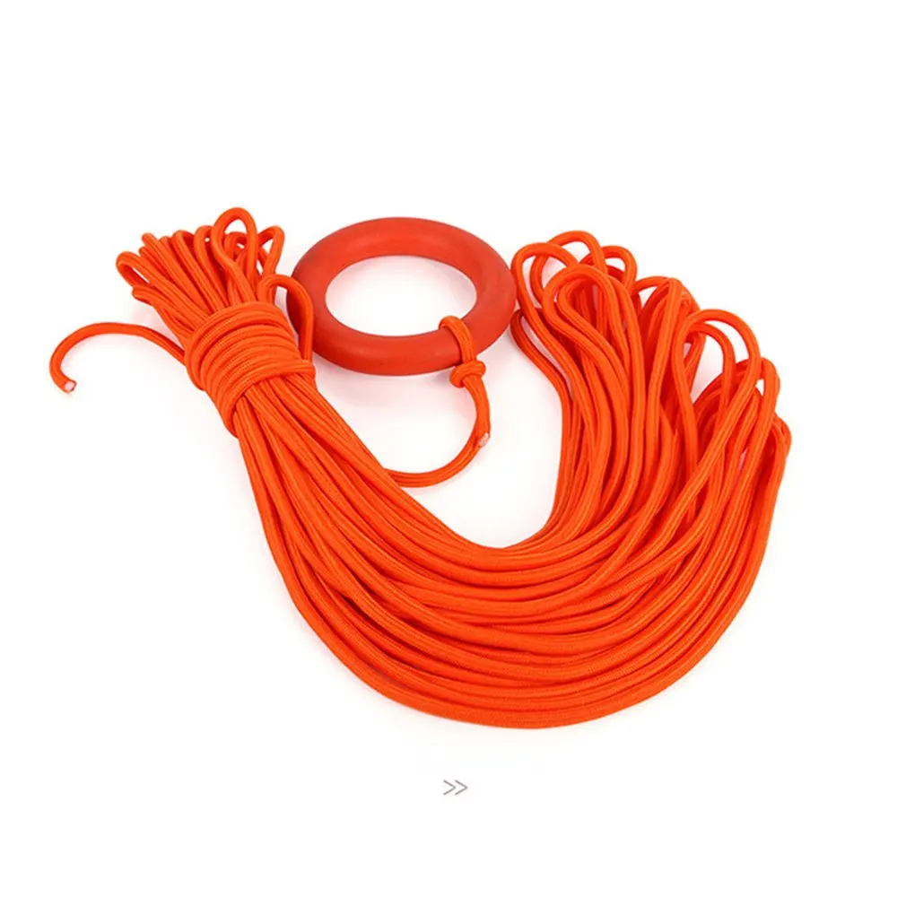 

Professional Outdoor 30 meters lifeline Climbing safety floating ring bracelet floating rope water rescue snorkeling ropes