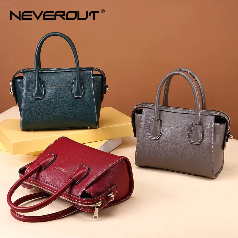 Маленькая сумка NEVEROUT из натуральной/натуральной кожи женская высокого качества