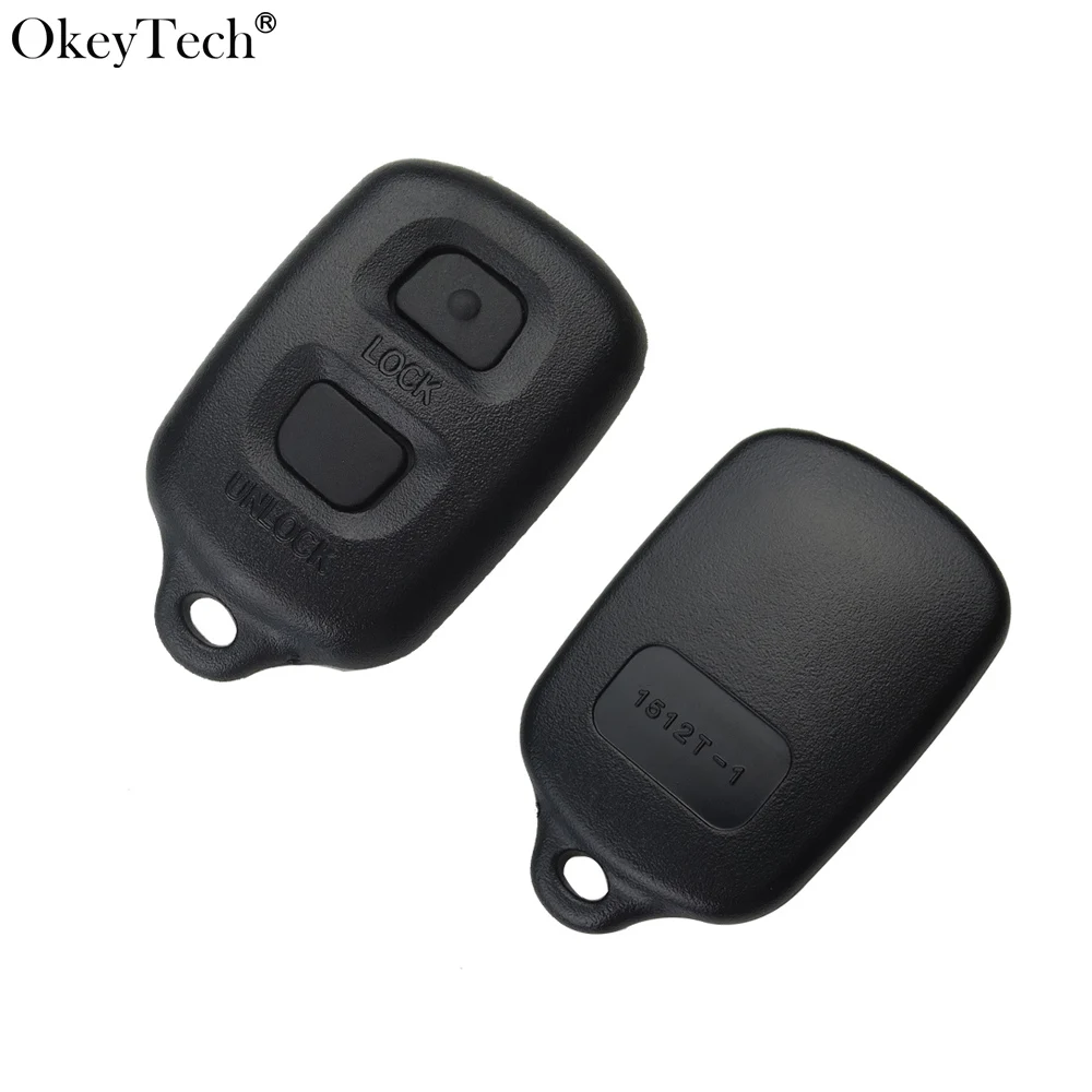 

Okeytech Remote Key Shell Case 2 Button Fob For Toyota Corolla FJ Cruiser Highlander Prius 2002 2003 2004 2005 2006 2007