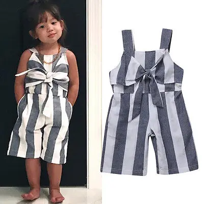 Комбинезон без рукавов для маленьких девочек комплект одежды|kids rompers|kids