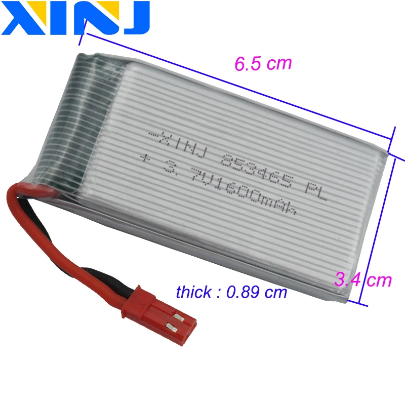 XINJ 2 шт + зарядное устройство 3 7 V 1600 mAh 25C 853465 полимерный Li po аккумулятор для YX693 1 YX709