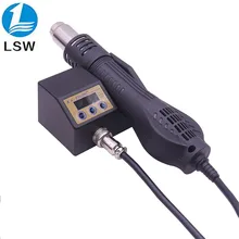 Горячий воздушный пистолет для распайки паяльник паяльная SMD станция комплект 8858D+ 60 Вт Регулируемая температура Электрический паяльник сварочный инструмент