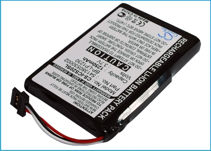 Оптовая продажа GPS батарея для NAVMAN S20 (P/N 541380530002 BP-LP1230/11-A0001 U) Бесплатная доставка |