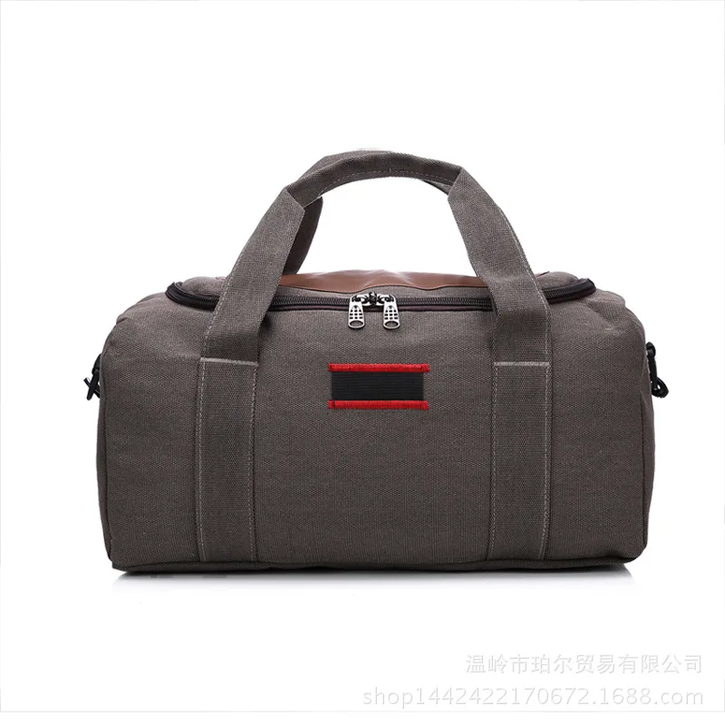 ZDD8246 женские сумки для багажа мужские дорожные сумки большой емкости холщовая складная сумка для путешествий Водонепроницаемая дорожная сумка - Цвет: big Khaki