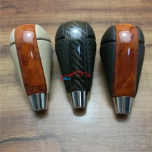 Из Красного Дерева, углеродное волокно, автоматическая ручка переключения передач, Сменная головка для Lexus GS300 1998-2006 GS350 2007-2011 AT