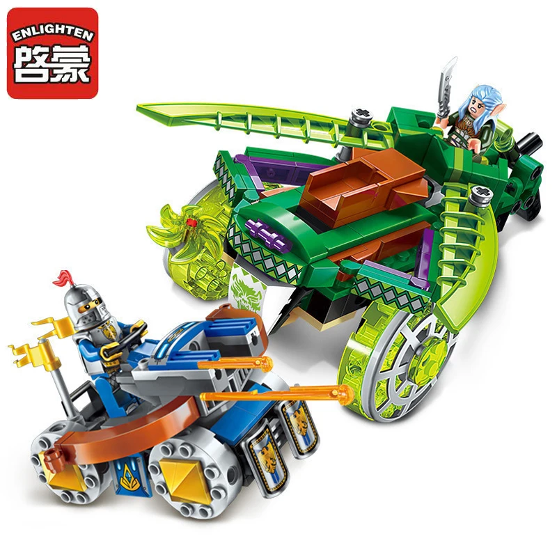 

Enlighten Building Block War of Glory Castle Knights CONFRONTATION 250pcs Educational Bricks Toy Boy Christmas Gifts