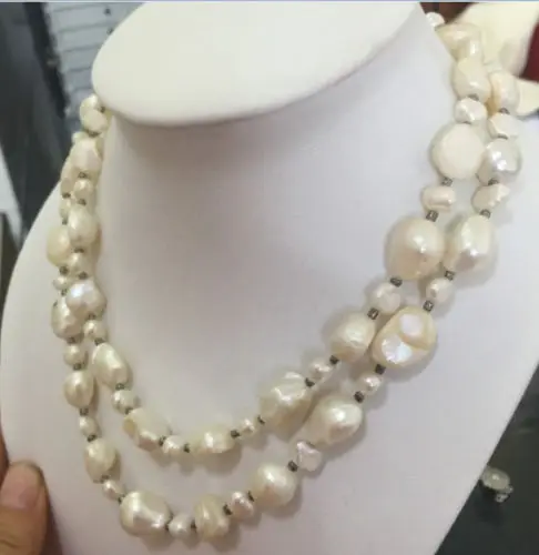 

free shupping 08148 elegant12-13mm south sea natural silver grey pearl necklace