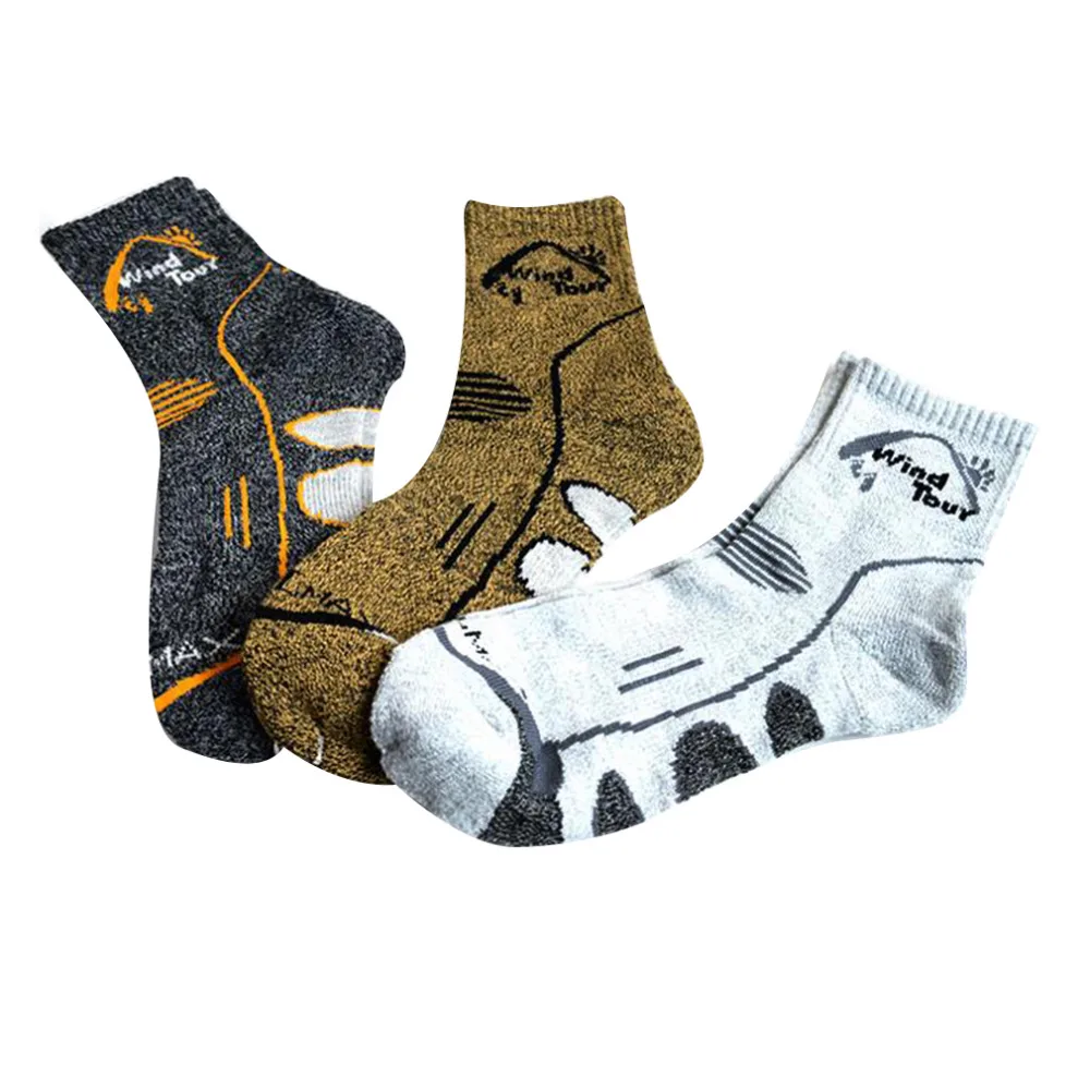 

2019 Wind Tour Unisex Thermal Running Winter Warm Sport Socks Mens & Womens Outdoors Comfortable Soccer Sock Coolmax