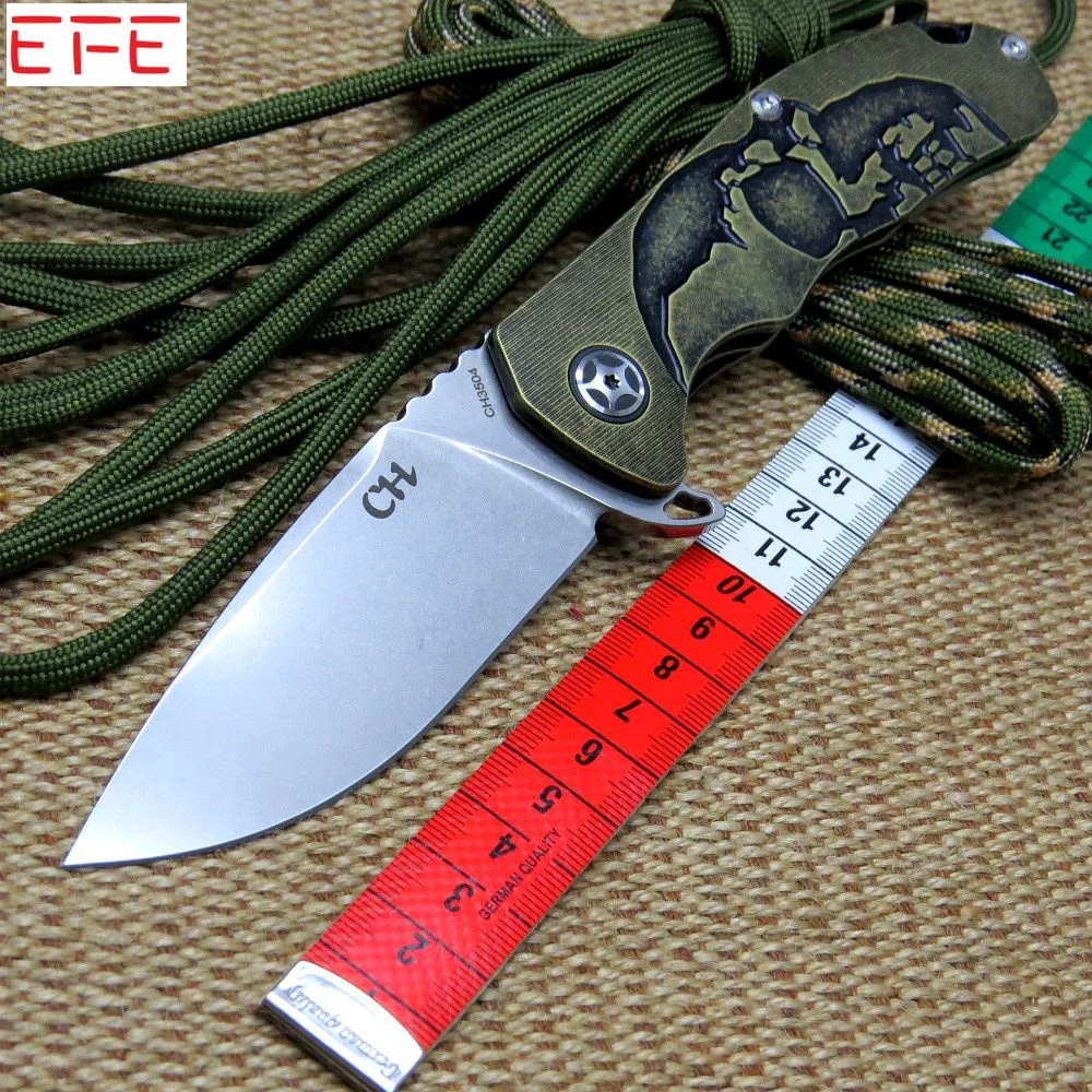 

Efeng CH3504 Tactical Folding Knife S35VN Blade Titanium Handle Ball Bearing Camping Knives Outdoor Hunting Survival Pocket Tool