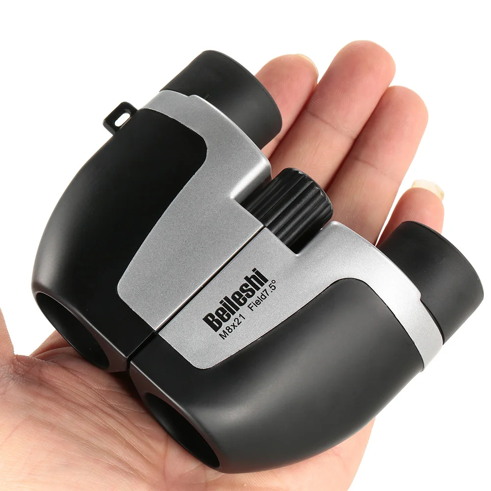Beileshi 8X21 Lightweight Mini Binocular High Quality Telescope Pocket Fogproof Shockproof Hd