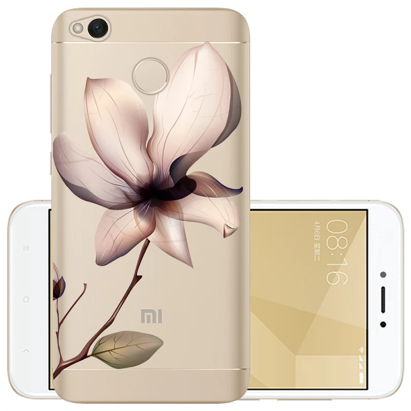 CROWNPRO чехол силиконовый для Xiaomi Redmi 4X Чехол Мягкий ТПУ прозрачный чехол для Xiaomi Redmi 4X чехол для телефона для Redmi4X Coque 4 X - Цвет: BHH