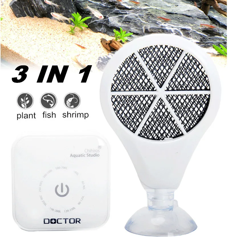 

3 in 1 Aquarium Doctor Chihiros Twinstar Electronic Algae Remove Sterilization Aquarium Cleaner For Fish Shrimp Plant Tank