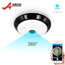 ANRAN 960 P Wifi Camera 360 Graden Panoramische Camera Home Security Twee Weg Audio Nachtzicht Fisheye Bewakingscamera(China)
