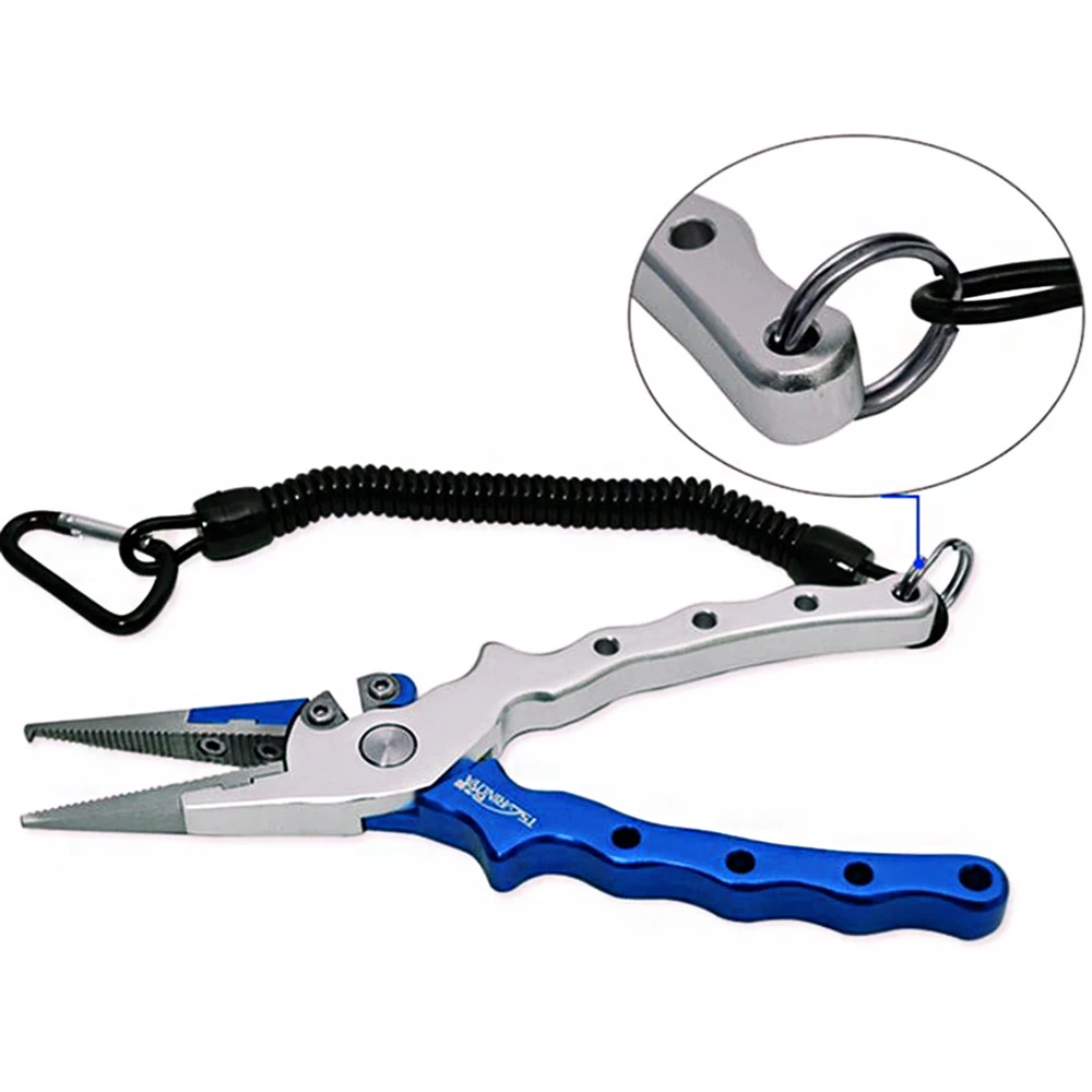 Trança de Alumínio de Aviação Cortador de Aperto Alicate de Peixe de Pesca Vara de Pesca Tsurinoya Multi-purpose Alicate Iscas Alicates 17 cm 89g 9 Alicate Alicate de Peixe De Pesca vara de Pesca iscas Alicates