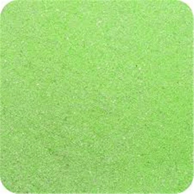 Sandtastik CS1427 Classic Colored Sand 14 oz. Bottle - Shake & Pour Lid - Light Green