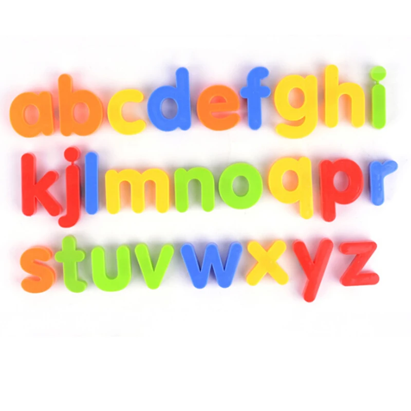 

Magnetic Letters Children Kids Alphabet Magnets Learning Teaching Toys baby