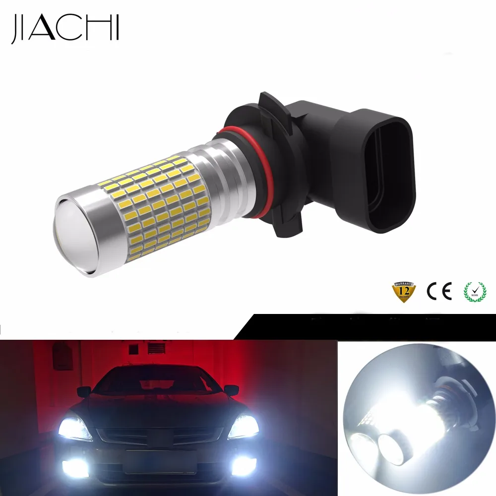 JIACHI 100PCS Lot 9006 HB4 LED Fog Lamp 3014 144SMD Daytime Running Light DRL Driving Lamp