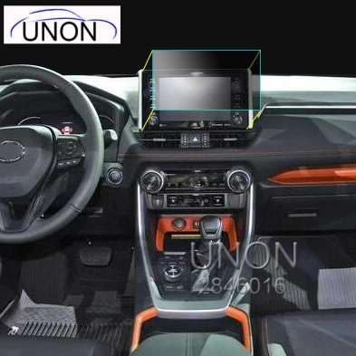 

Car Styling Car Dashboard Navigation Membrane Dacoration Film Sticker For TOYOA RAV4 2019 2020