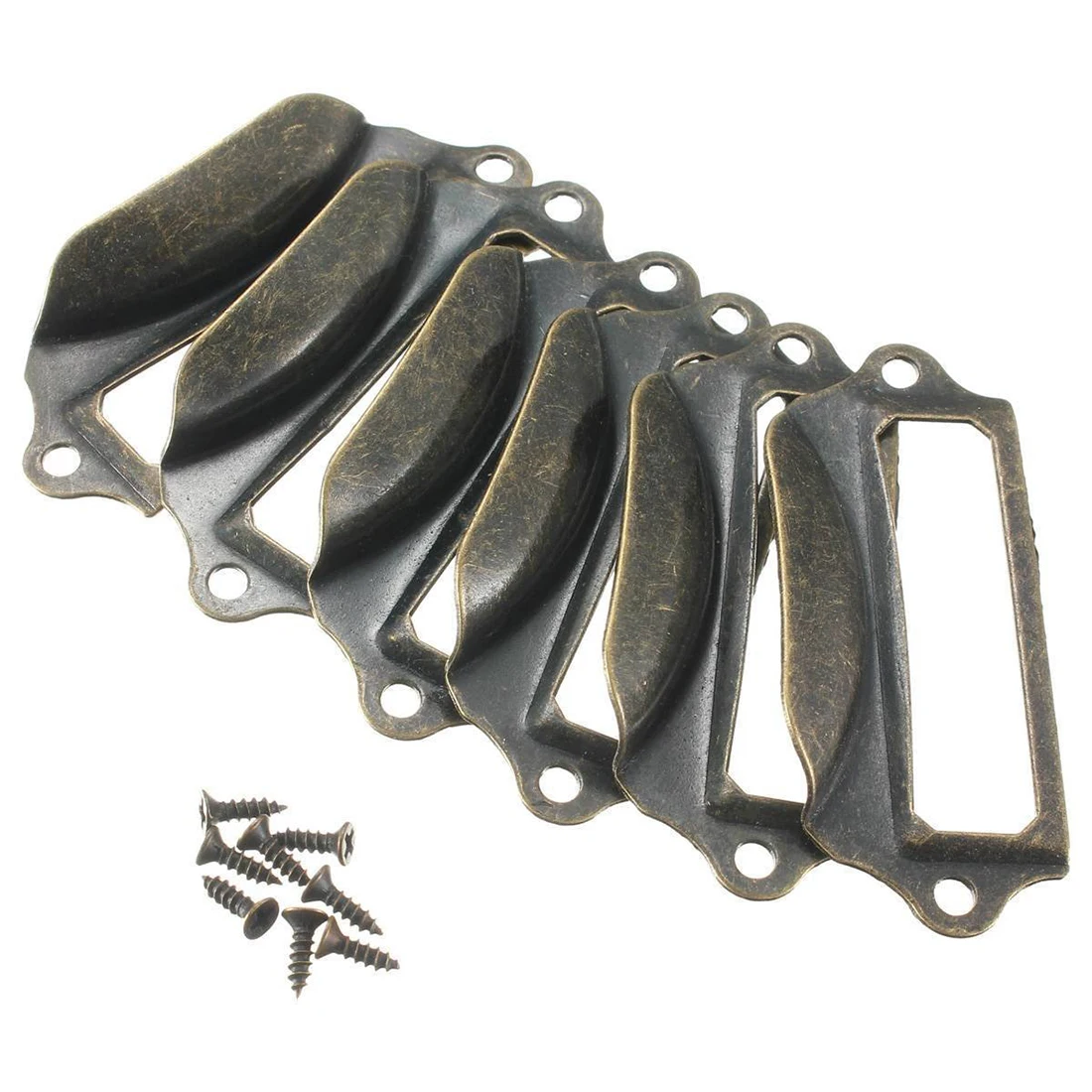 

6pcs Antique Iron Shell Drawer Handles