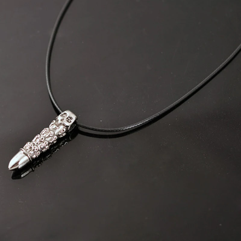 

New LNRRABC Punk Skeleton Men's Necklace Stainless Steel Fashion Hip Hop Jewelry Gothic Pendant Necklace For Men Drop Shipping