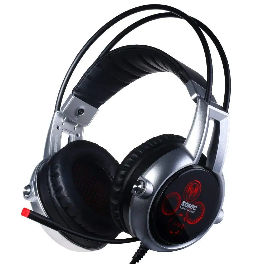 

SOMIC E95X Realistic 5.2 Surround Sound USB Gaming Headset Lightweight Over Ear Headphone with Mic,Volume FREESHIPPING