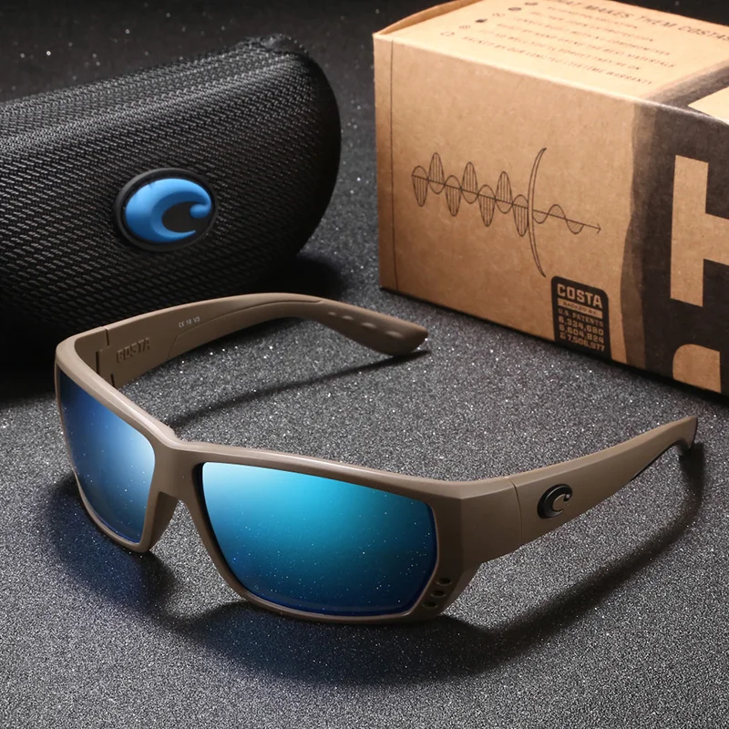 Brand Design New Square Sunglasses Men Fishing Eyeglasses Driving Male Vintage Polarized Sunglasses Oculos Shades UV400