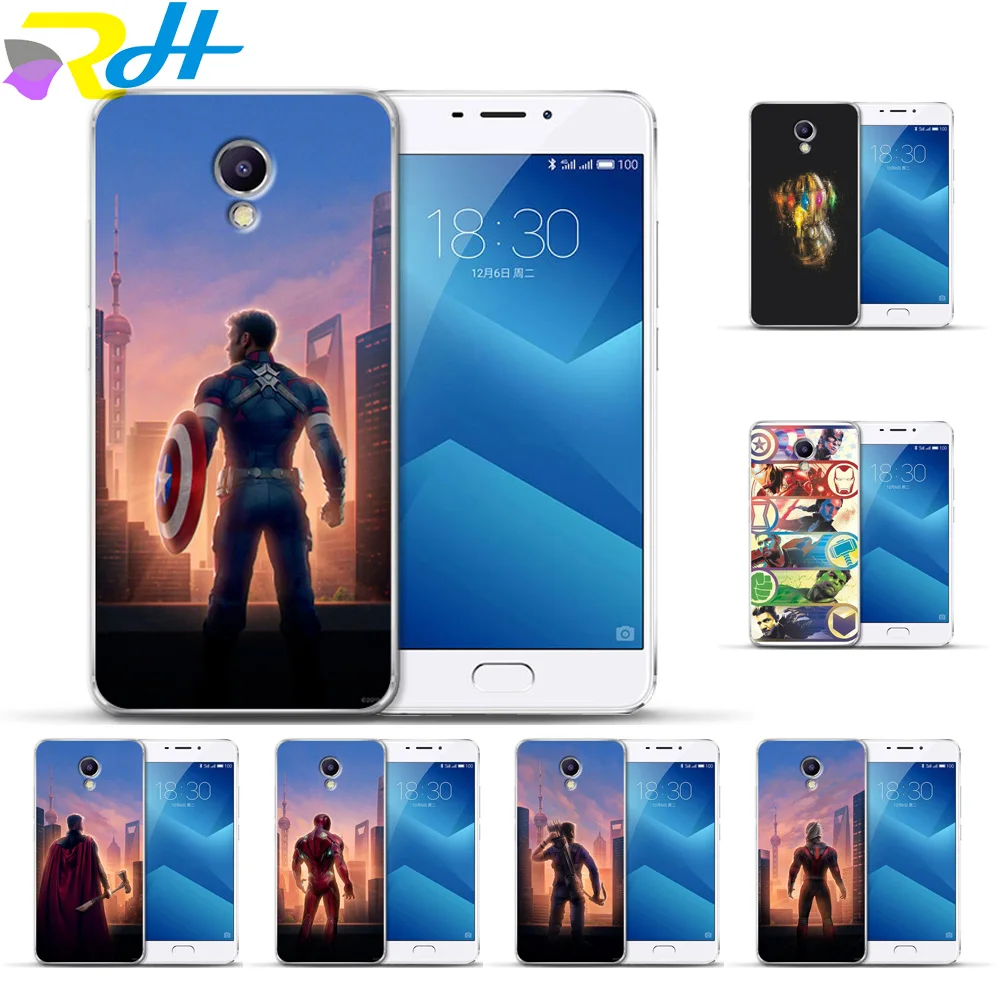 

Coque Etui For Meizu U10 U20 M5 Note M5C M3C Pro 6 M3S Max M5S M6 Note M3 Note Case for Fashion Avengers: Endgame Cover