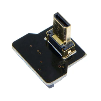 

Cablecc CYFPV 90 Degree Down Angled Micro HDMI Type D Male connector for FPV HDTV Multicopter Aerial Photography