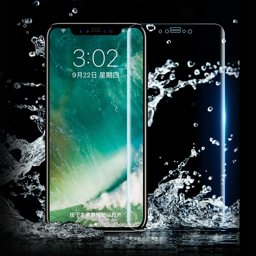 

For apple iPhone XS Max XR iphone X 7 8 6 6S Plus Soft Silicone TPU Screen Protector Full Coverage Protective Film Front