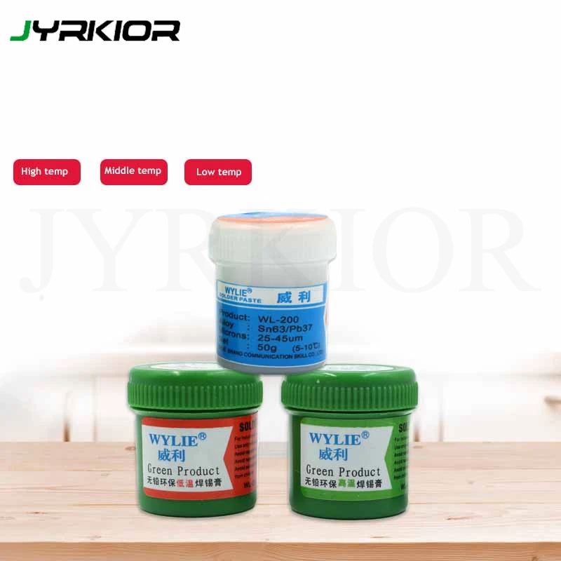 Jyrkior серая паста без свинца пайка флюс Крем для PCB BGA PGA SMD|Наборы ручных