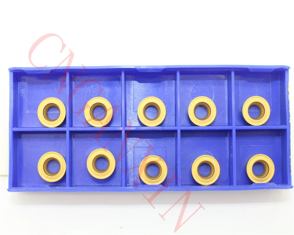 

10pcs CNGANXIN RCMT10T3MO YBC251 CNC Face Milling Carbide insert For Steel