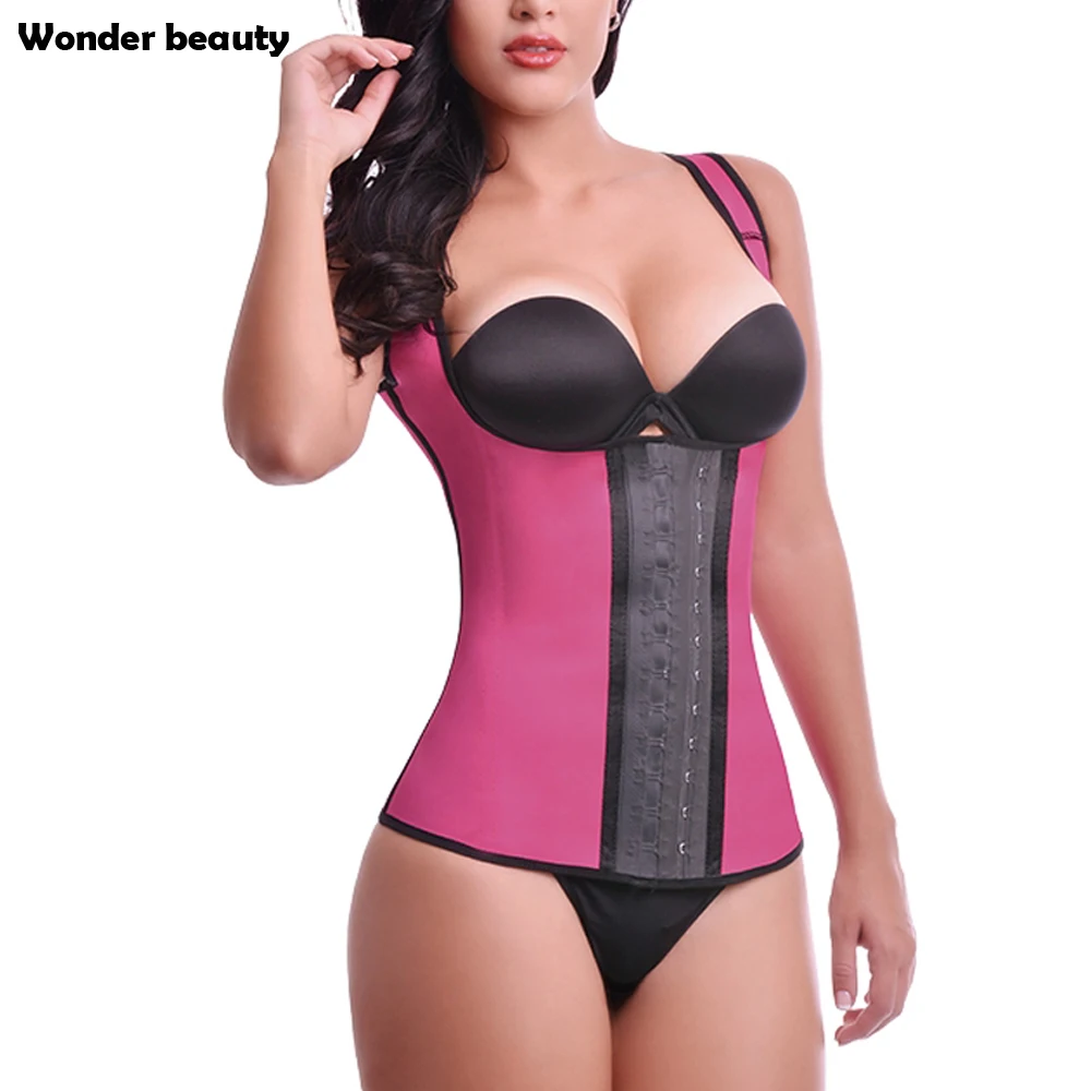 

Latex Waiste Trainer Waist Cincher Faja Postpartum Waist Trainer Corset Vest Plus Size Womens Workout Waist Trainers