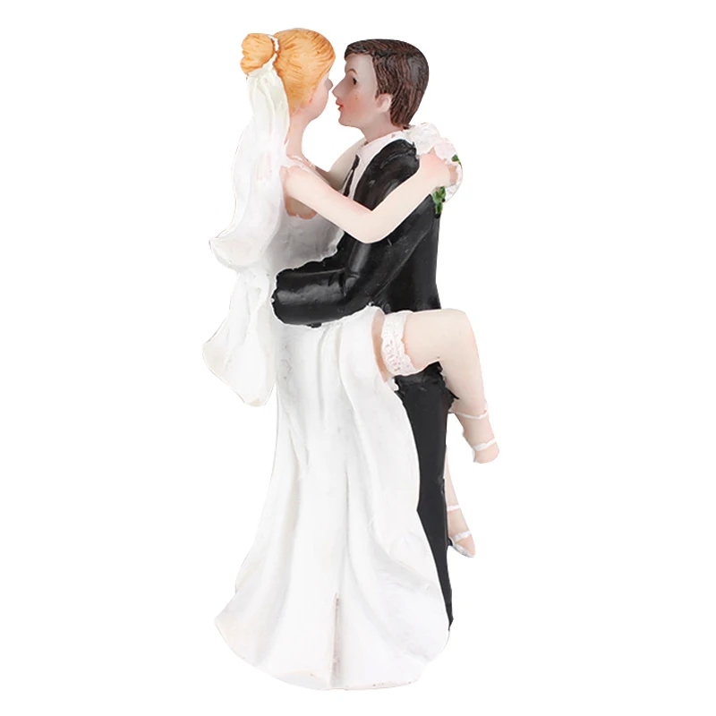 

Funny Sexy Wedding Cake Topper with Bride and Groom | Fun, Sexy, Humorous Figurine 6.5*5*15CM