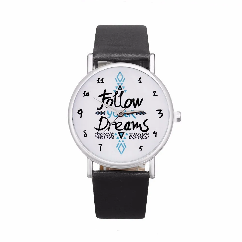 Следуем за своими мечтами, модные кварцевые часы для женщин, женские часы, известный бренд, наручные часы, женские часы, Montre Femme