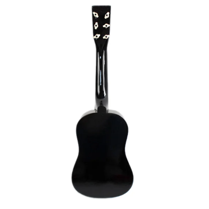 2" гитара Мини гитара липа детская музыкальная игрушка акустический струнный инструмент с Plectrum 1st String Black