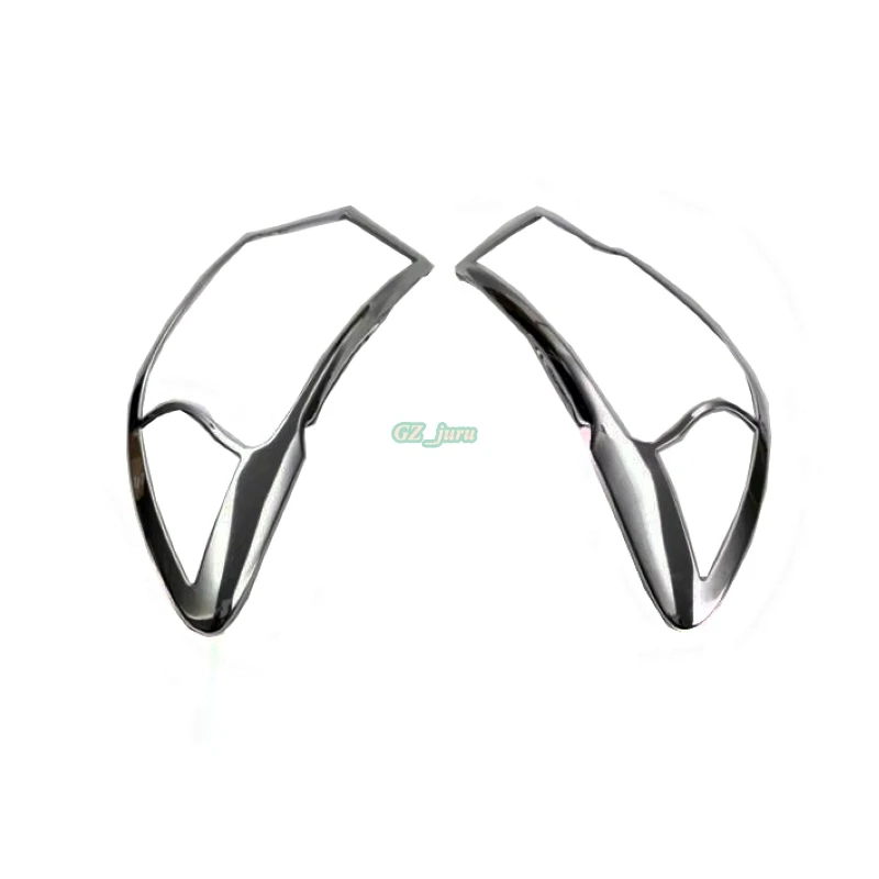 Car Styling New 1Pair Chrome Front Headlight Head Lamp Light Cover Trim Molding For 2017 2018