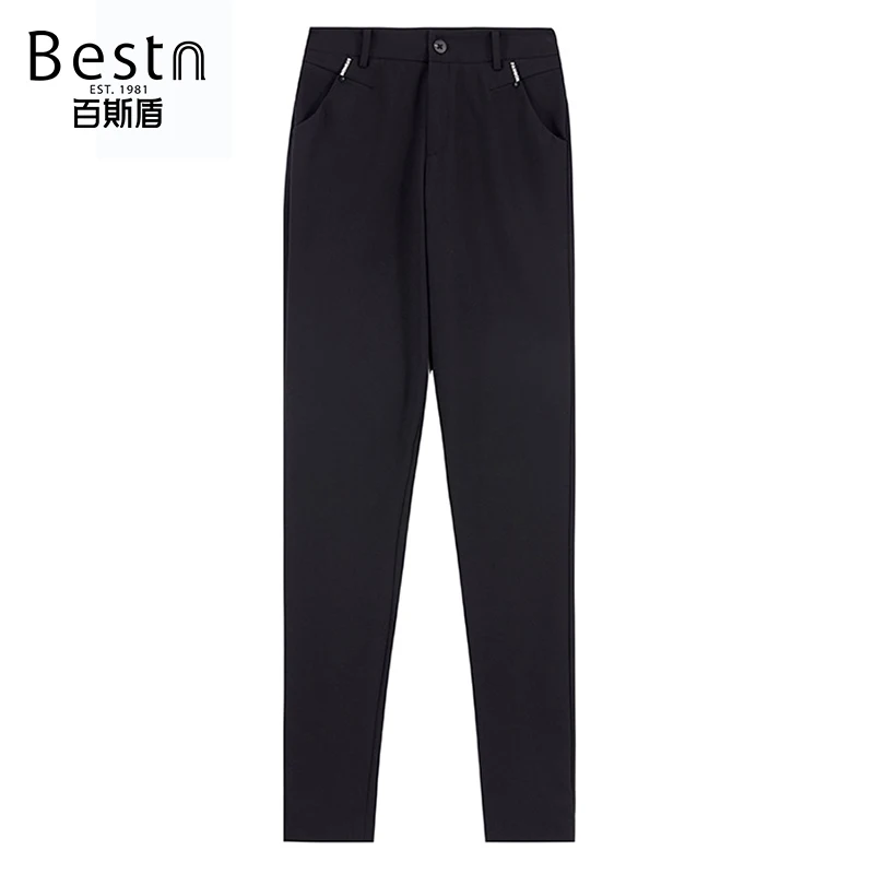 Bestn 2019 spring summer business casual women straight slim fit casual solid mid Waist OL style long pants women TD2V01007 Bestn 2019 spring summer business casual women straight slim fit casual solid mid Waist OL style long pants women TD2V01007