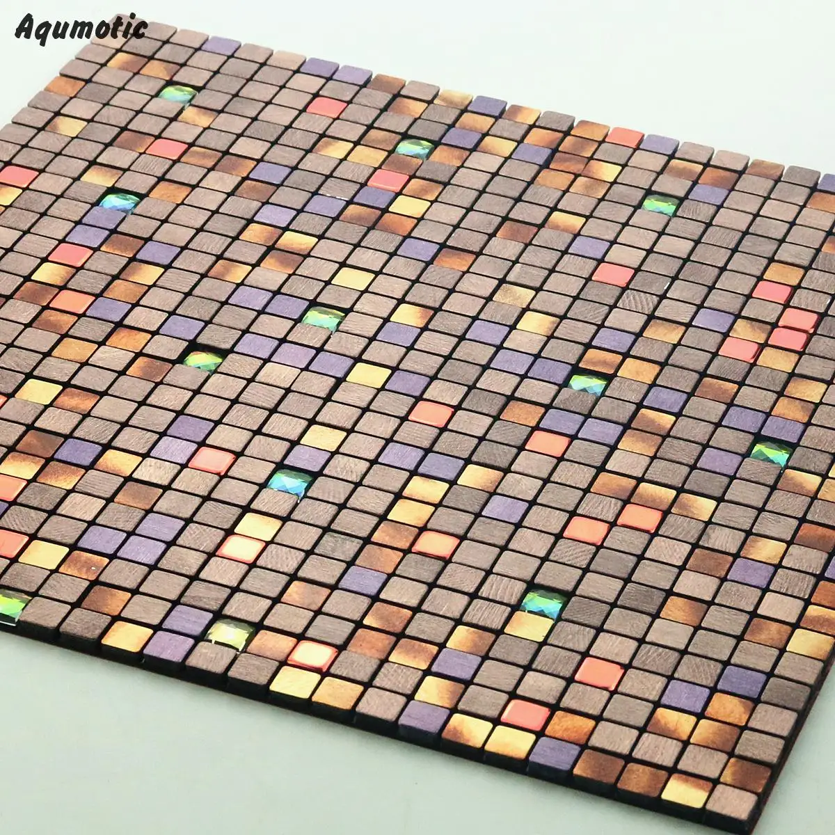 Aqumotic Mosaic 3d Stickers Wall Decor Diy Wallpaper Glue Home Renovation Interior 3d Mosaic Wall Sticker Plate Pegatinas Pared