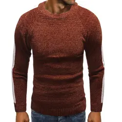 Мужской свитер 2019 новый мужской водолазка пуловер белая полоса свитер трикотаж мужской свитер