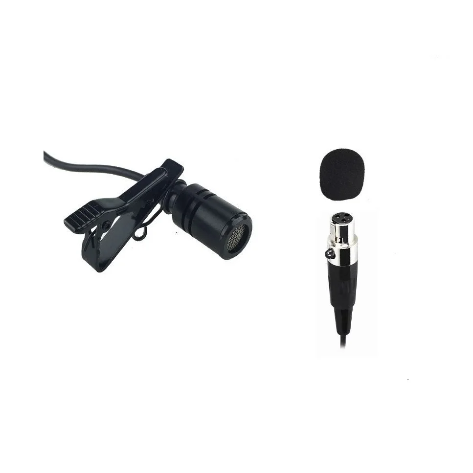 Bolymic Professional mini Lapel Microphone Mic with 3 Pins XLR