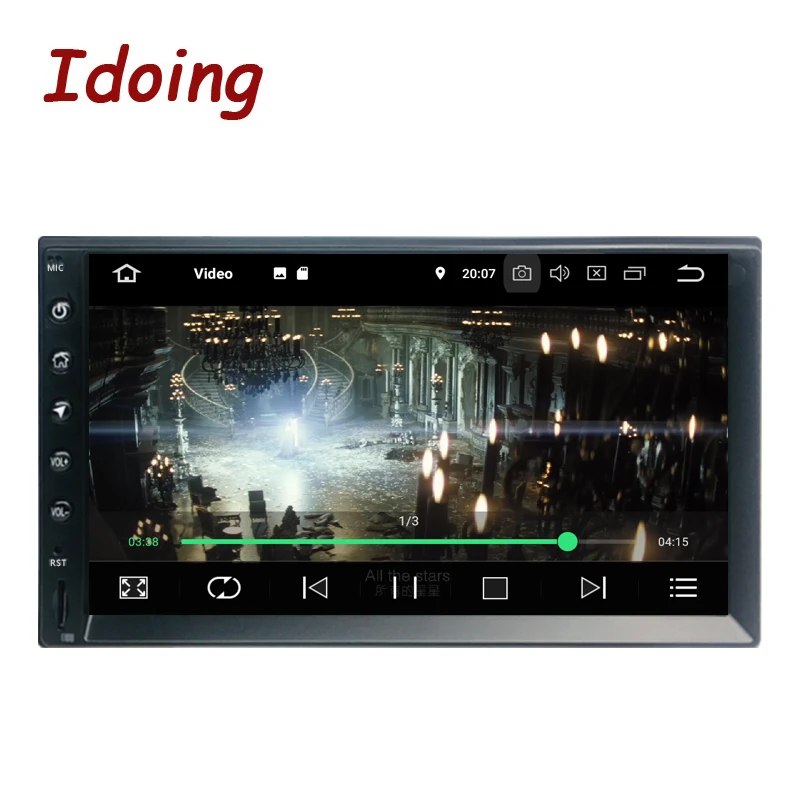 Cheap Idoing 2Din 7"PX5 4G+32G Octa Core Universal Car GPS Radio Player Android 9.0 IPS screen Navigation Multimedia Bluetooth TDA7850 1