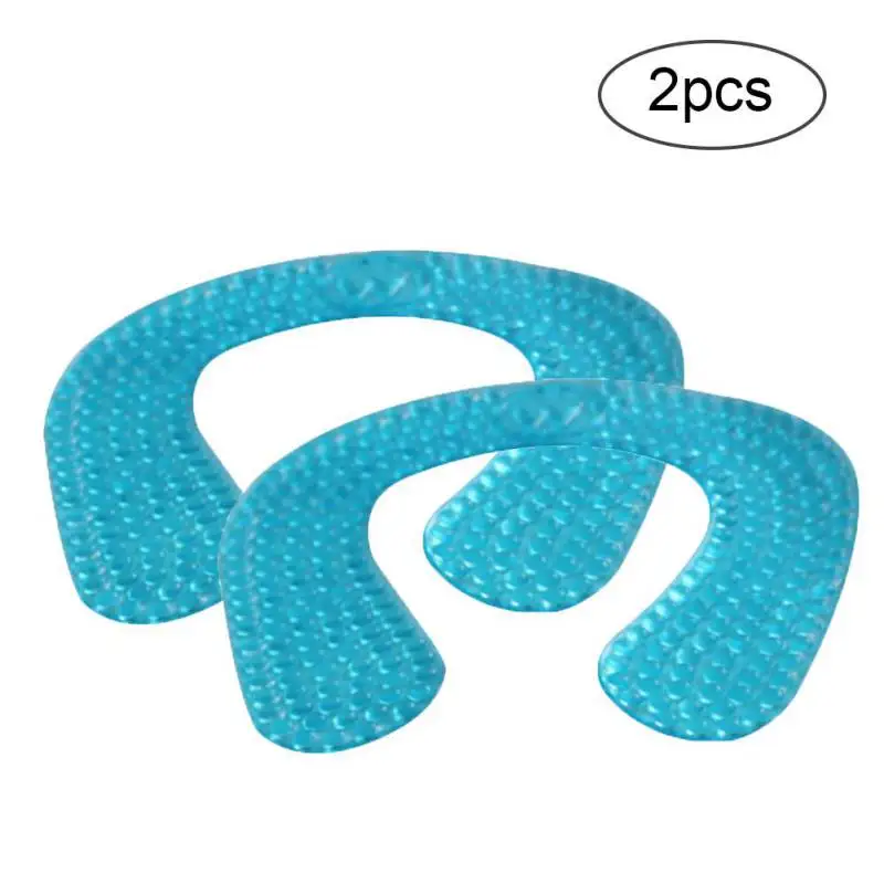 Силиконовая гелевая летняя охлаждающая подушка коврик портативный u-образный холодный лед коврик для расслабления губка и Eczema предотвратить - Цвет: 2pcs