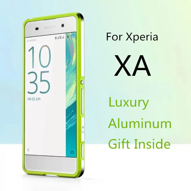 bilder für Für Fundas Xperia XA fall Luxus Deluxe Ultra Thin aluminium Bumper Für Sony Xperia XA + 2 Film (1 Front + 1 Hinten) bilder für Für Fundas Xperia XA fall Luxus Deluxe Ultra Thin aluminium Bumper Für Sony Xperia XA + 2 Film (1 Front + 1 Hinten)