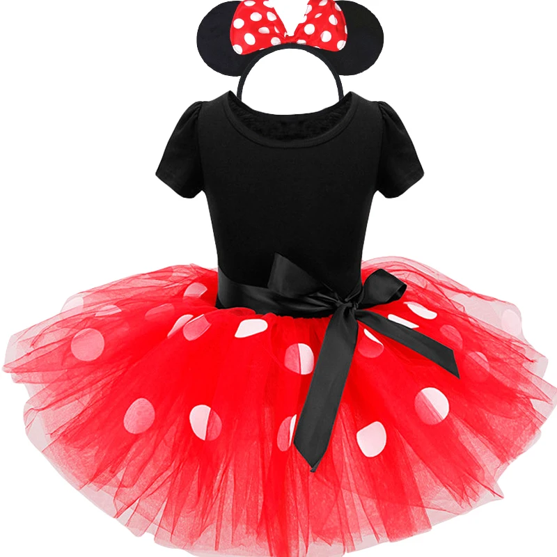 

2017 Summer Baby Girls Dress Minnie Mouse Dresses For Girls Princess Minnie Dress Birthday Party Children Clothes Kids Costume
