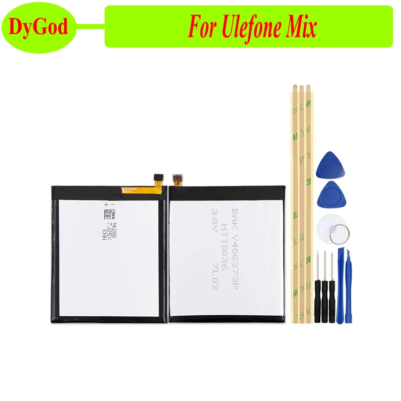 

DyGod 3300mAh for Ulefone MIX Battery Replacement Batteries Bateria For Ulefone MIX Smart Phone with tools