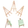 1pcs Wooden Mini Artist Easel Wood Wedding Table Card Stand Display Holder For Party Decoration 12.5*7cm ► Photo 2/6