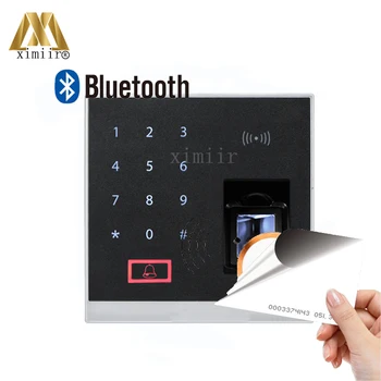 

125KHZ RFID Card Biometric Fingerprint Access Control System With APP And Bluetooth Functions ZK X8-BT Free Shipping !!