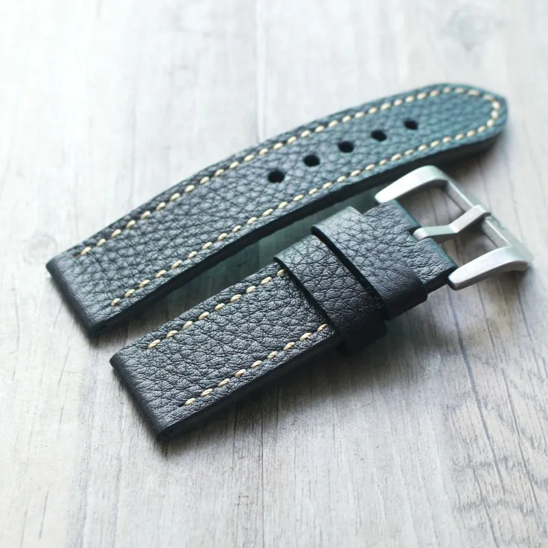 TOTOYHandmade супер мягкие итальянский борьба 24 мм подходит для пей pam441 кожаная мужская
