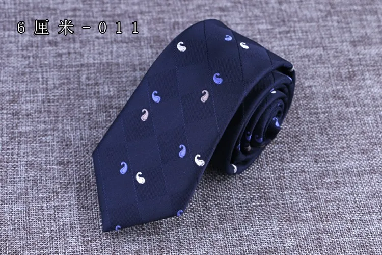 Для мужчин s связей новый бренд модные мужские Пейсли точка бабочка Gravata жаккардовые 6 см тонкий галстук Corbatas Hombre 2016 Свадебный галстук для